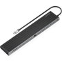 AISENS USB-C Dock 13 en 1 Gris con 2xHDMI, 1xDisplayPort y PD 100W